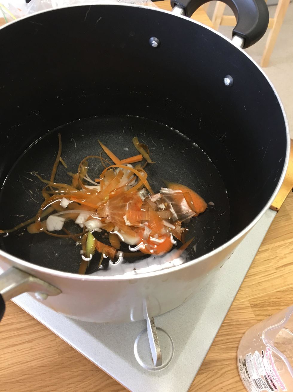 Use a peeler to peel the zucchini into noodles