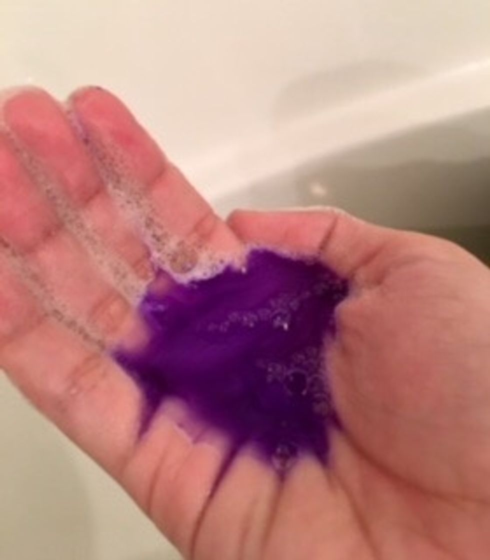 Use a reasonable amount of soap, be sure to lather well.