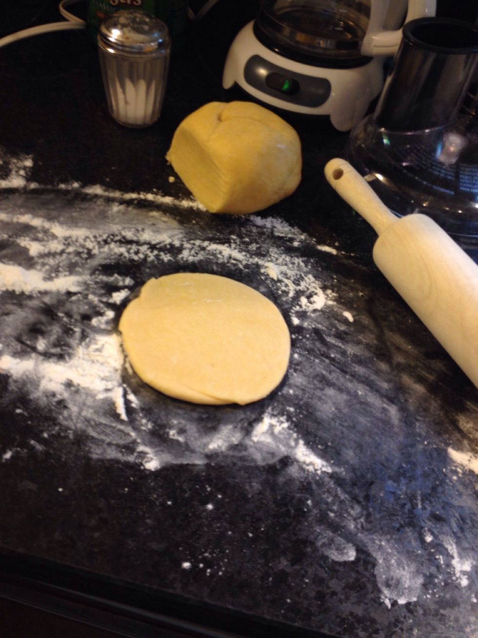 Use a rolling pin to roll it out