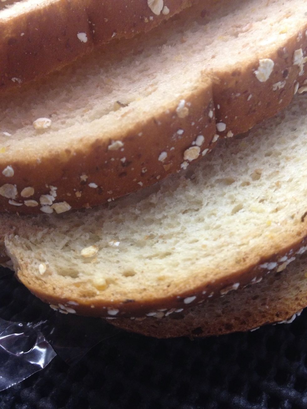 Use a soft hearty bread. I like Bohemian 12 grain wheat bread with sunflower seeds.