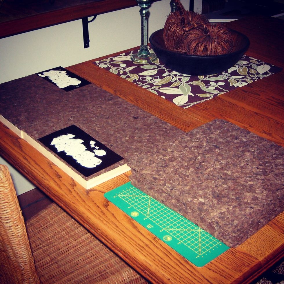 Use a sponge for adding the paint. Only use a tiny bit of paint each time you dab the surface. Go over the exposed area then wait for the paint to dry.