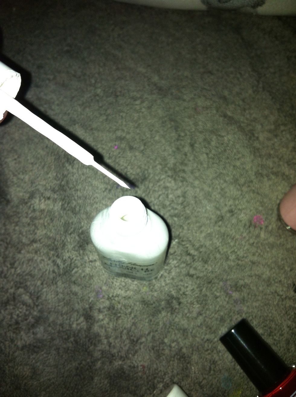 Use a white stripper for the next step