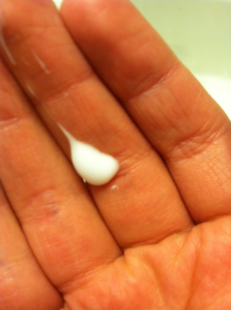 Use about of the cream you would normally use
