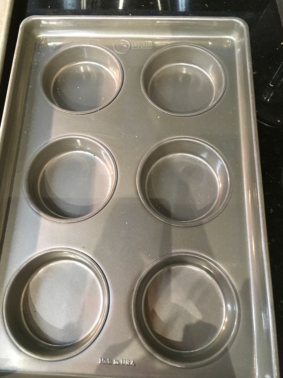Use an Over-Sized Muffin Pan for cooking. Pictured: Chicago Metallic