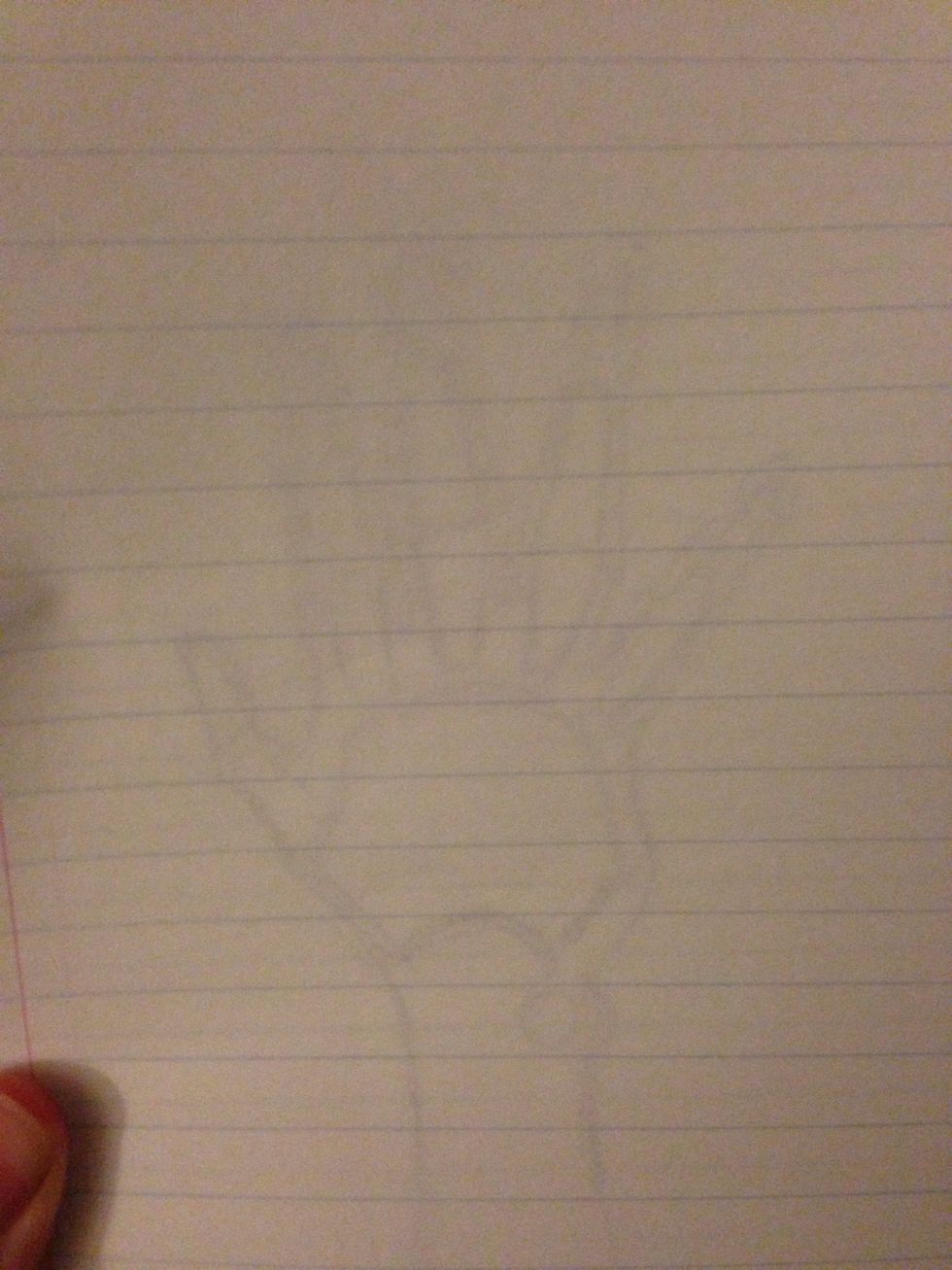 Use another sheet to trace