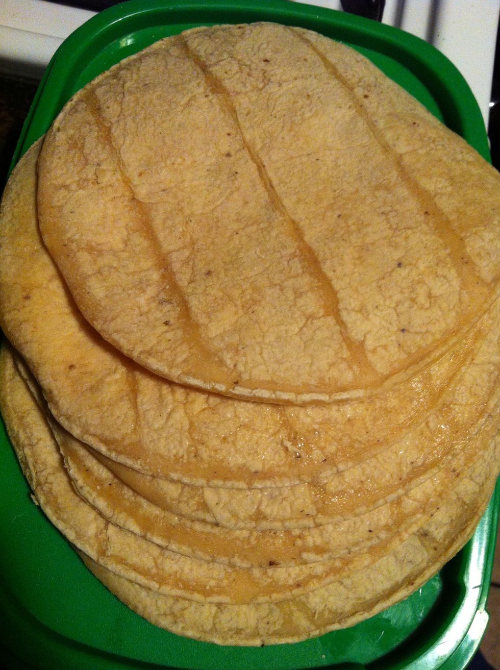 Use any type of corn tortillas.