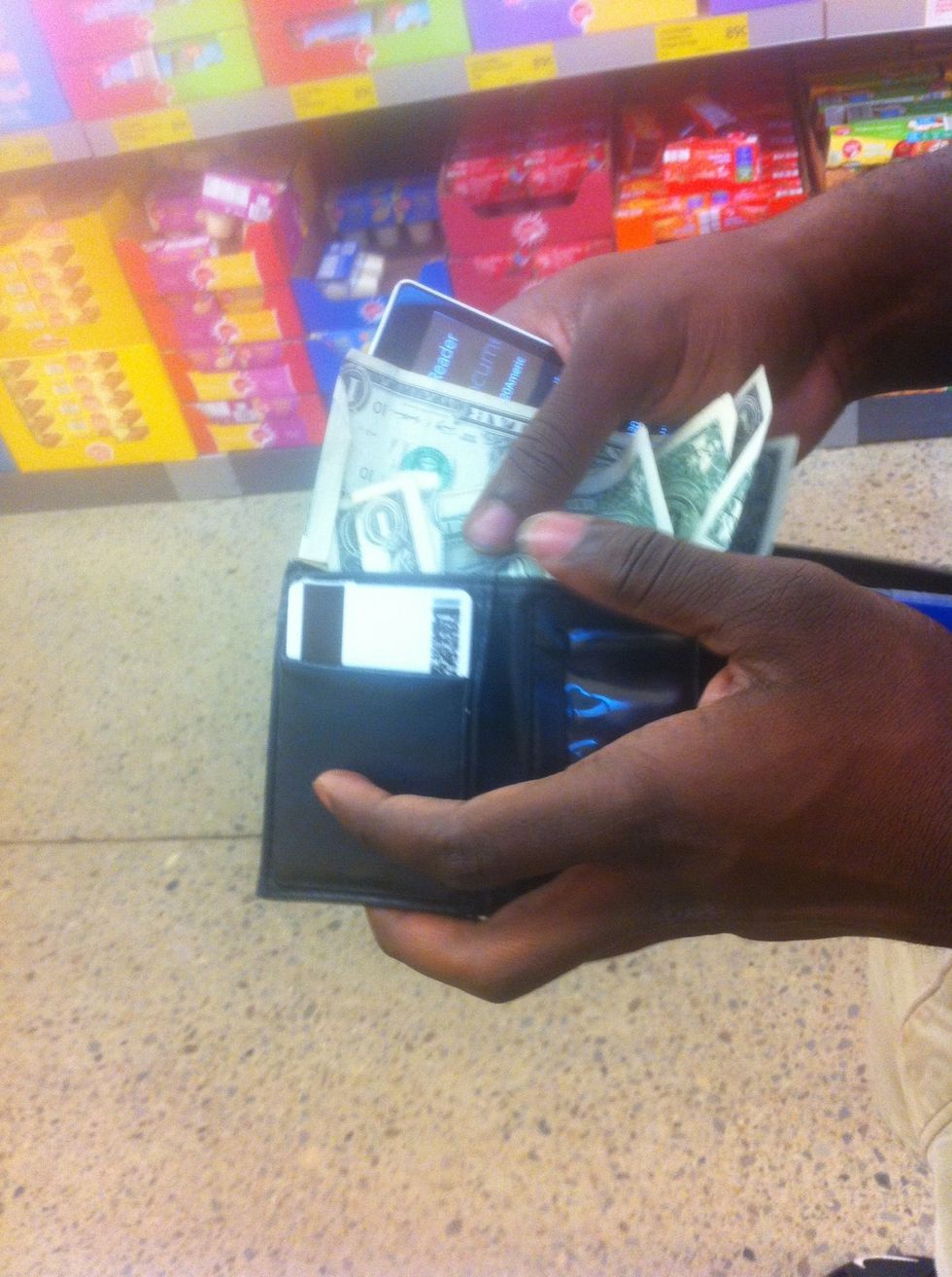 Use cash, many of us tend to over spend at the grocery store because all we have to do is swipe a card. Carrying cash will limit you to the amount you can buy