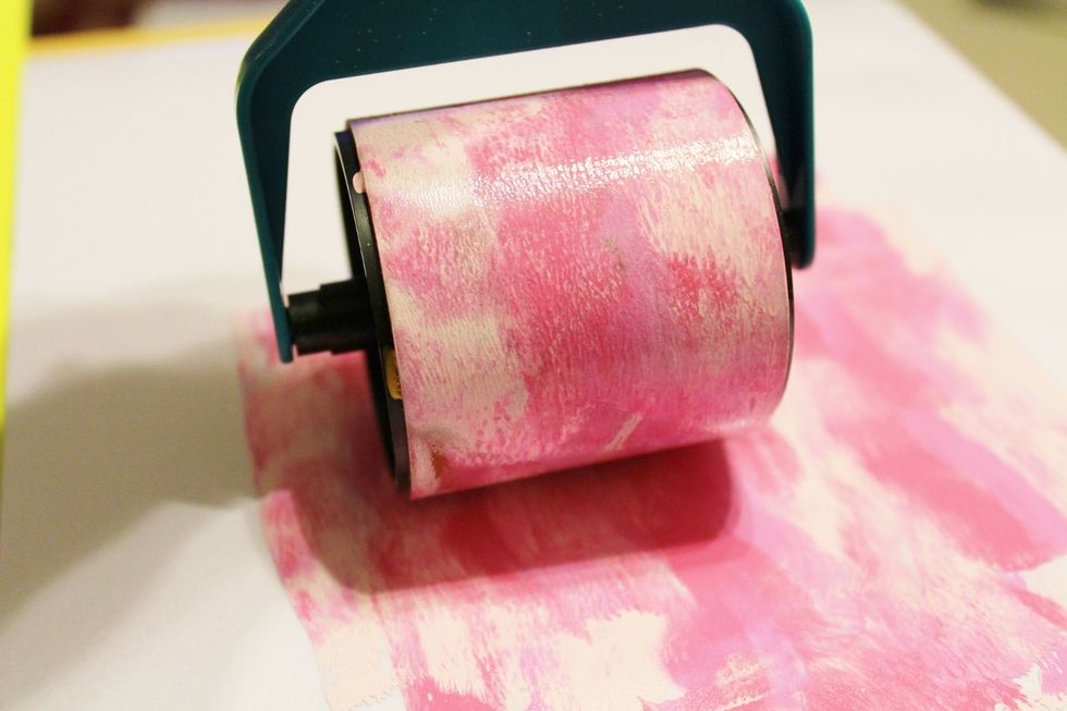 use Color Wheel and Handle to blend inks on palette...