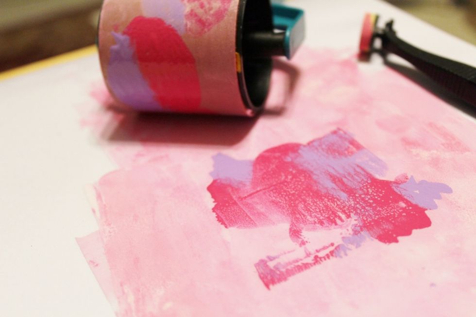 use Color Wheel and Handle to blend inks...