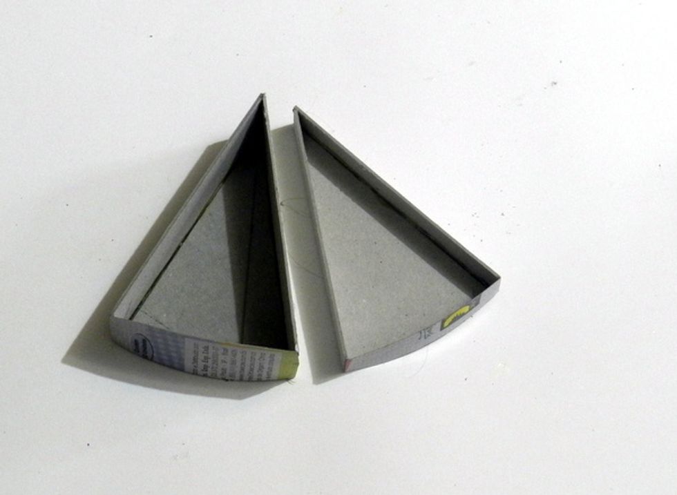 Use contact adhesive to assemble each piece.