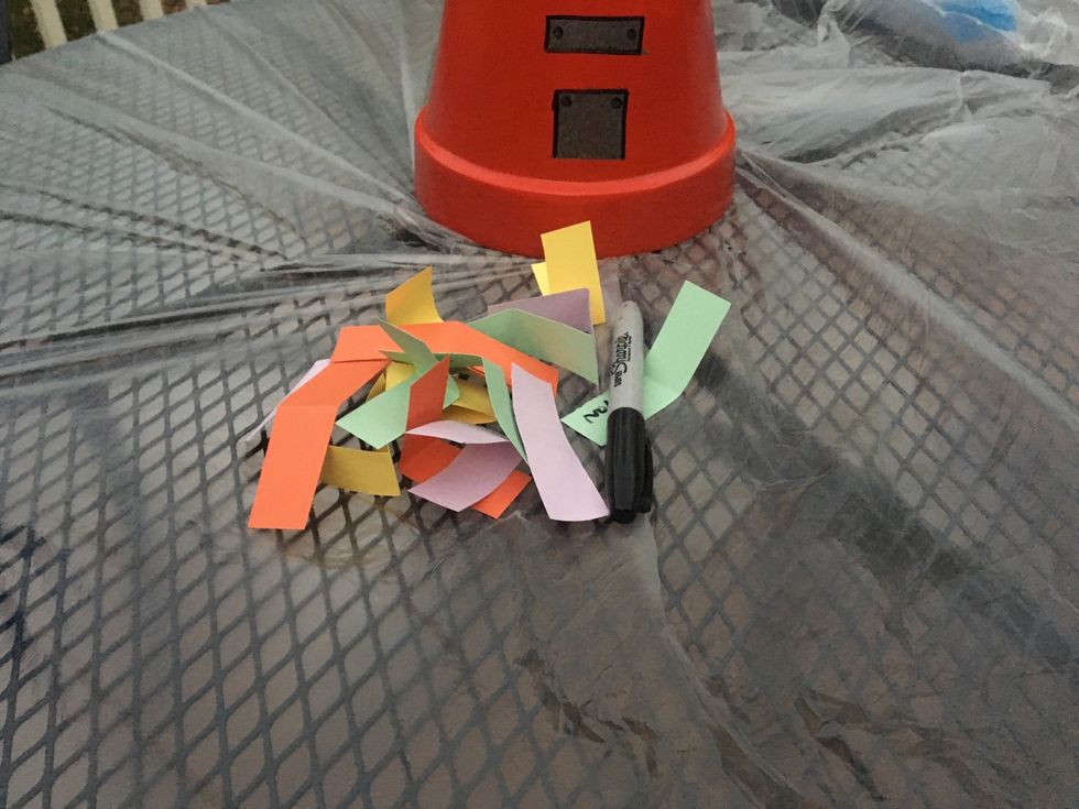 Use different colors and write notes on them for your friend to open.