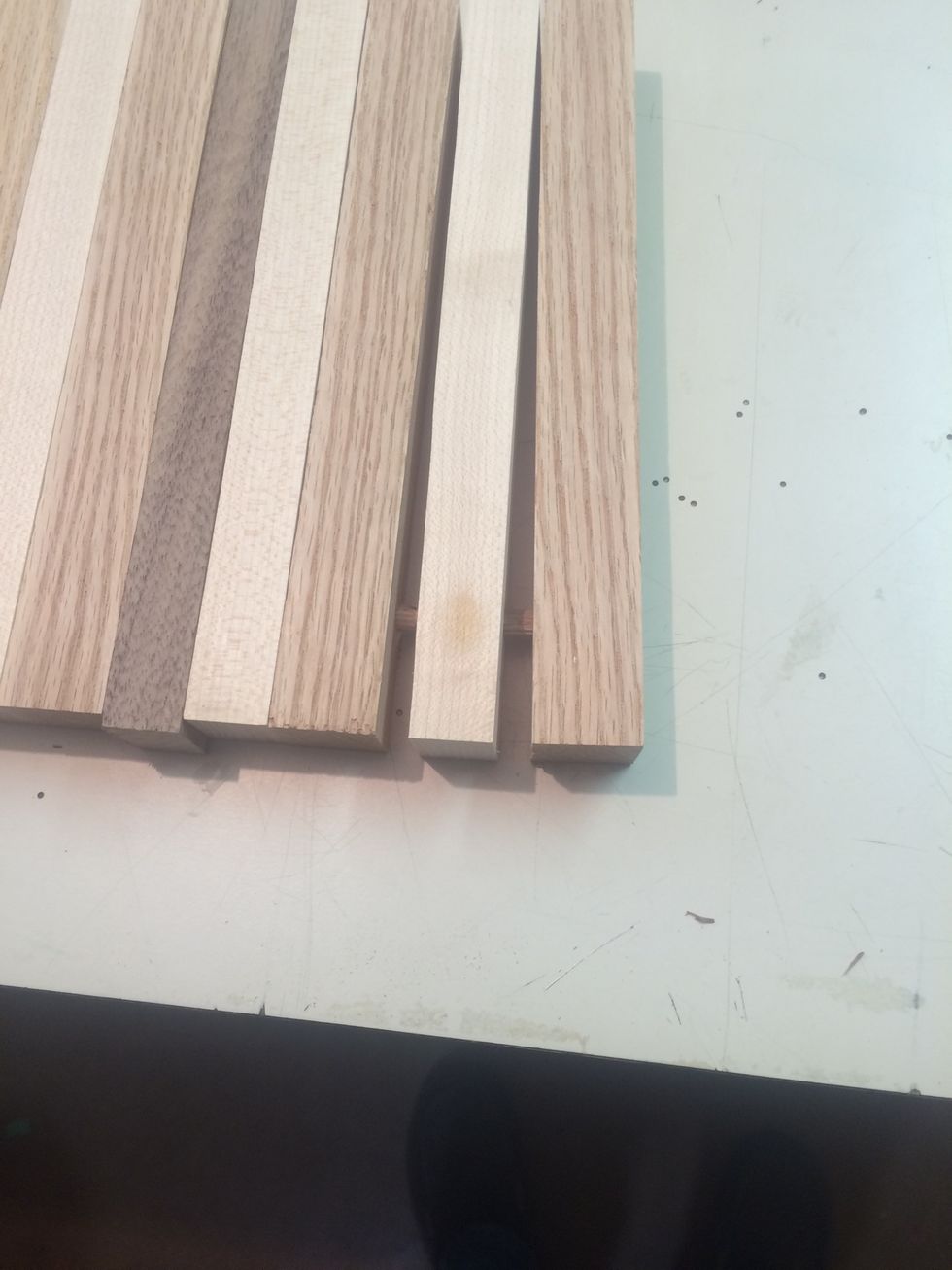 Use dowels to fit pieces together