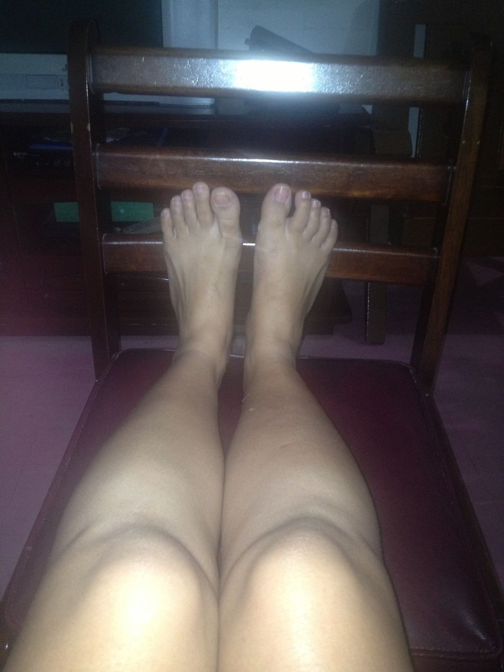 Use extra chair .. To form this position