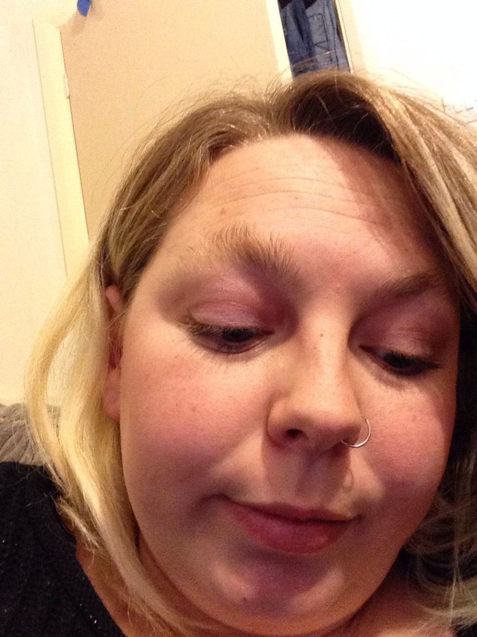 Use fingers to apply evenly or use your favourite shadow brush. This particular palette doesn't come with its own but the ones that are included usually aren't very good anyway.