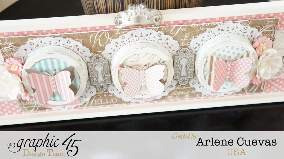 Use Glossy Accents to adhere the metal Staples to your sign...