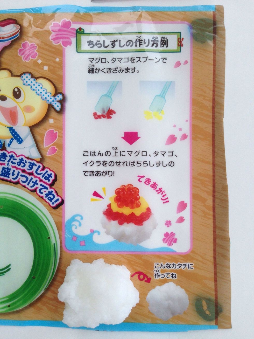 Use Guide on Place mat to Make Rice Rolls