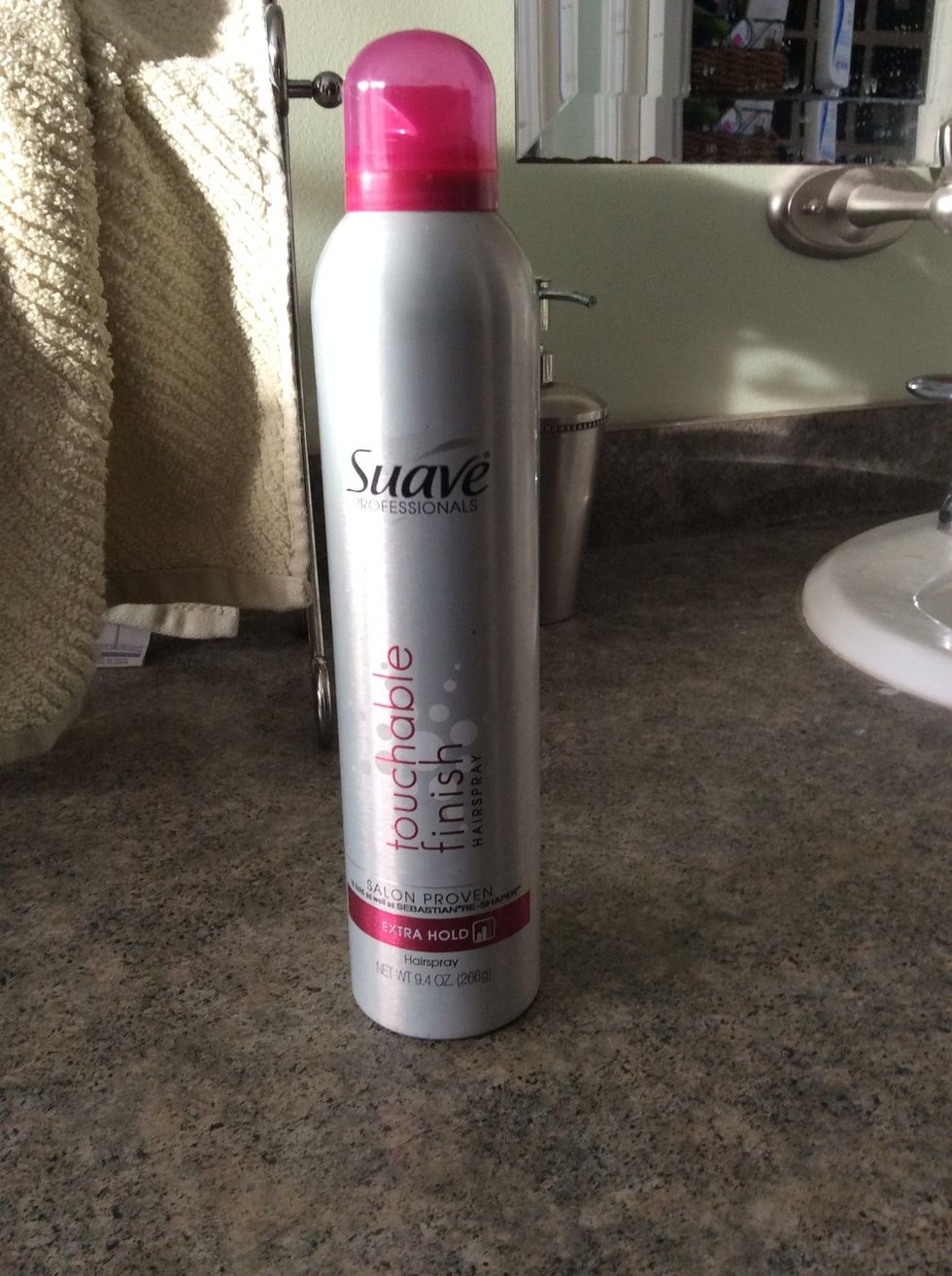 Use hairspray if you need to.