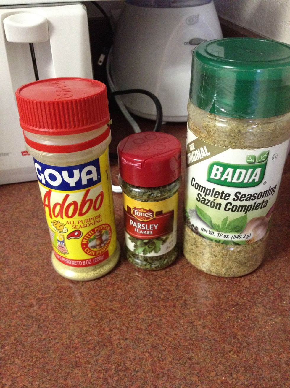 Use just a little of each