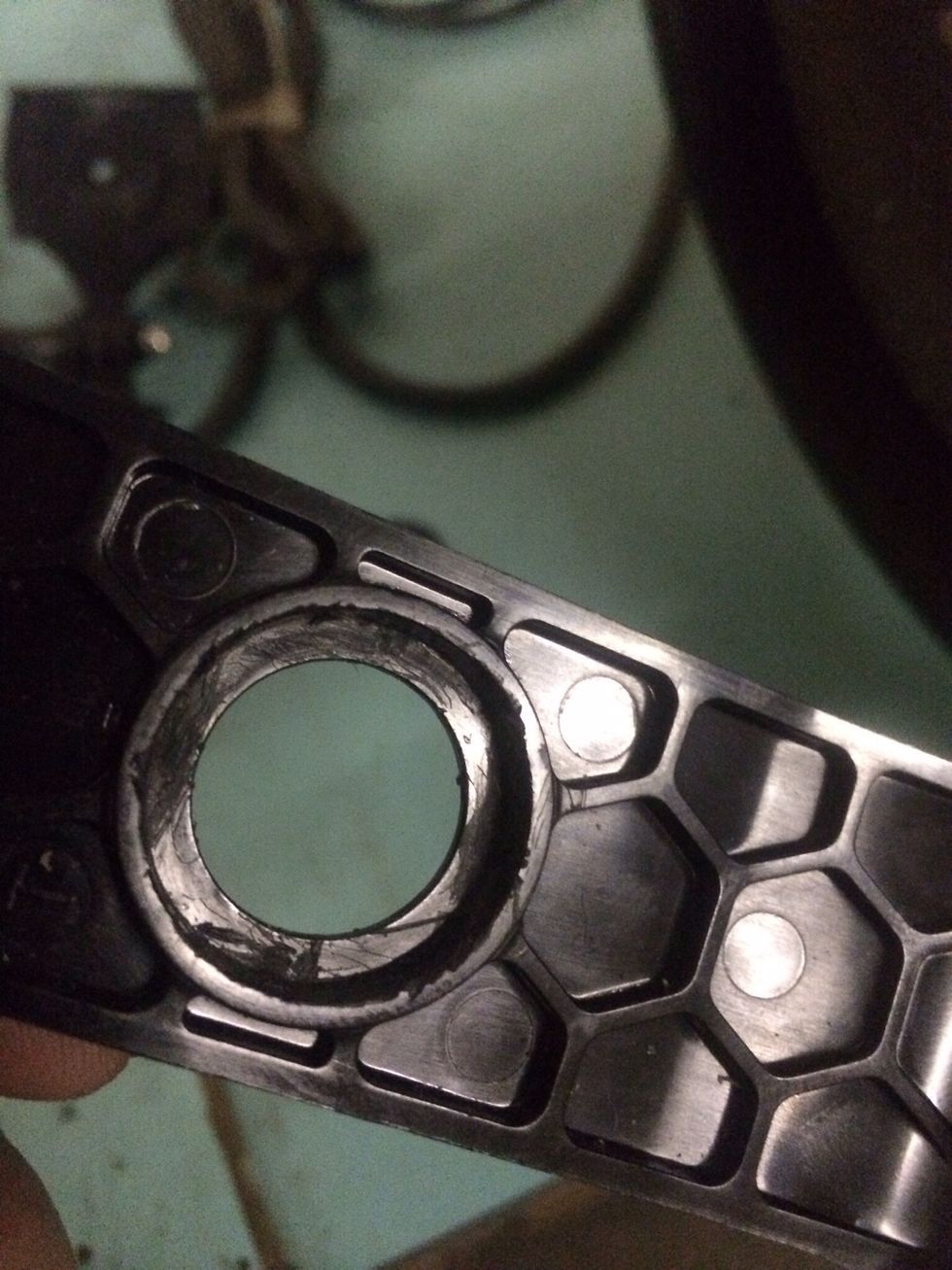 Use knife or ex to to trim out the small tabs. Be careful and obviously do not cut yourself. A dremel tool or hot knife would also do the job.