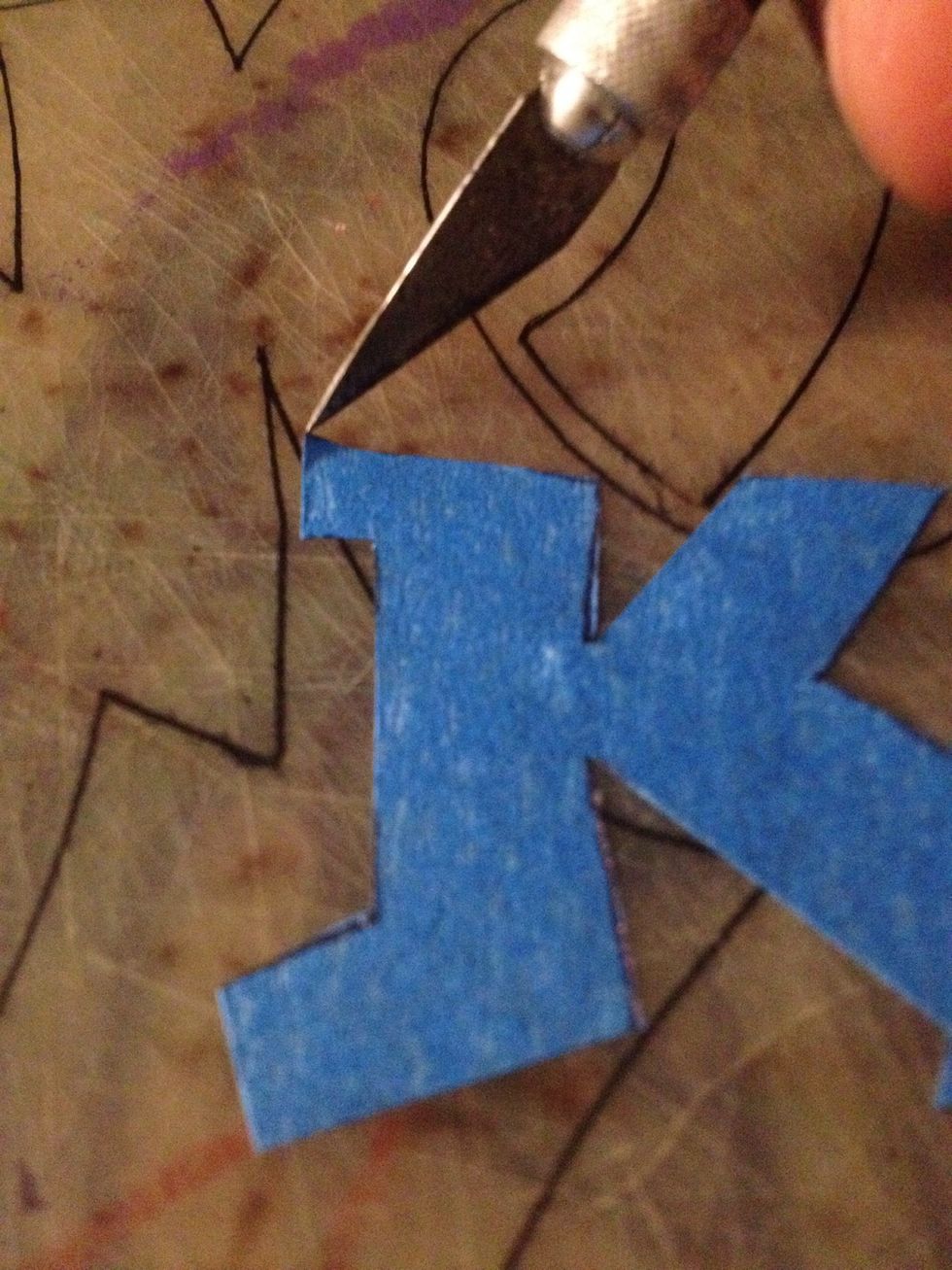 Use knife to lift from surface