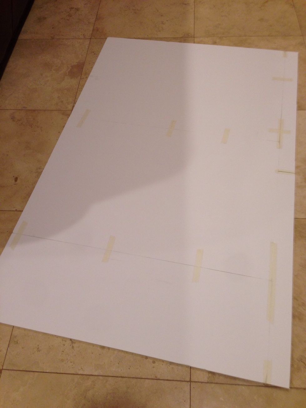 Use masking tape to secure the boards to each other.