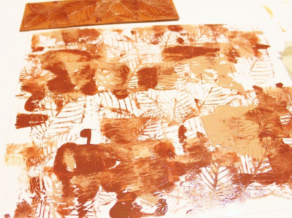 use Molding Mats to impress and restamp images on Plate...