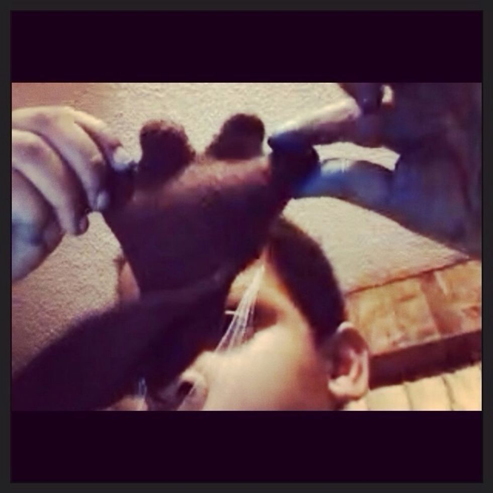 Use needle and thread to sew parts together and then turn inside out