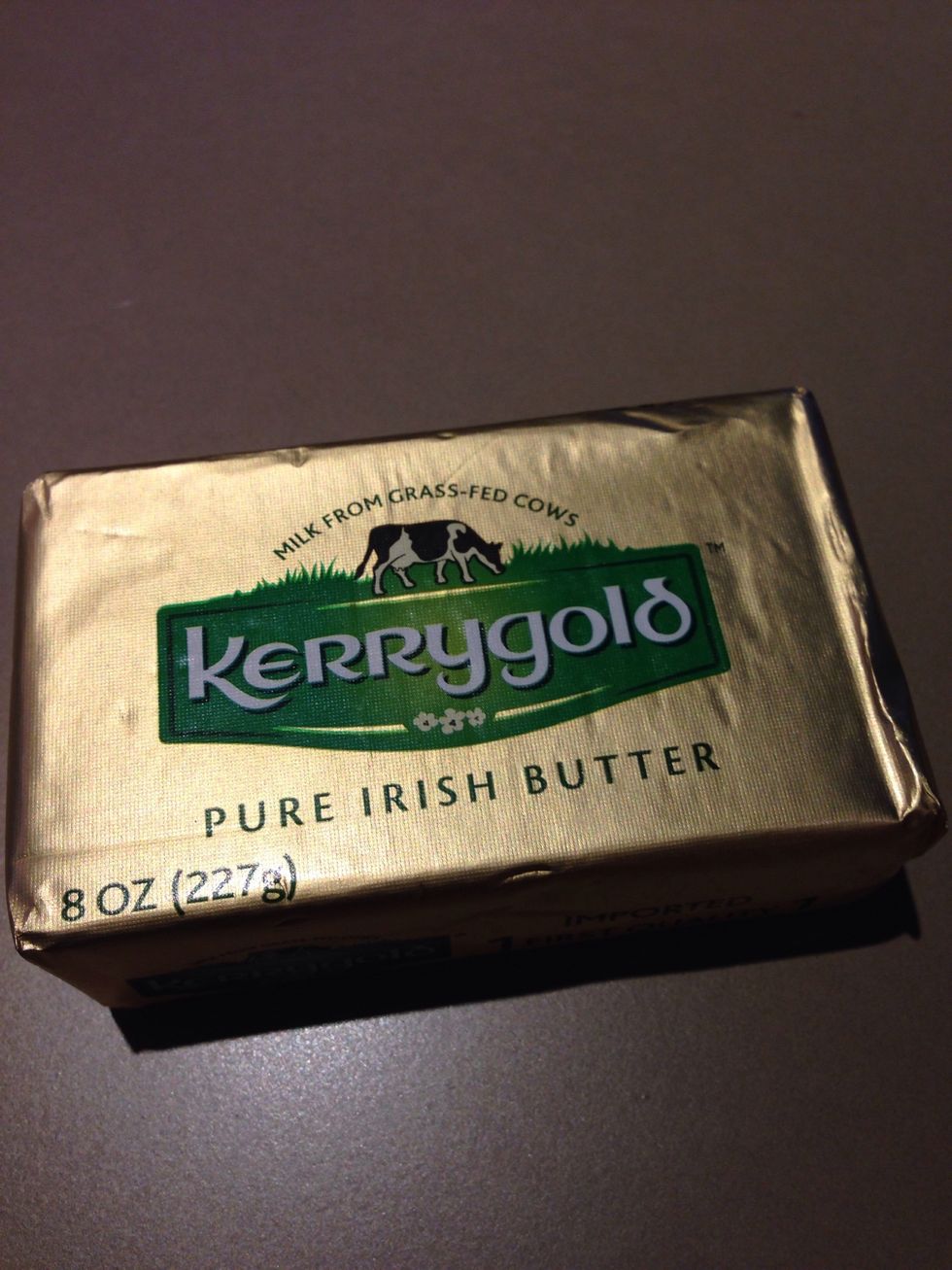 Use ONLY this kind of butter (this shows salted but unsalted is preferred by many)