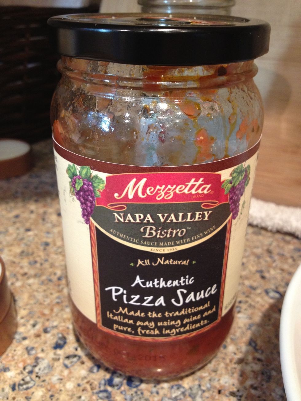 Use organic pizza sauce if possible. Less sugar will bring out more flavor on your palette, in my opinion ;)