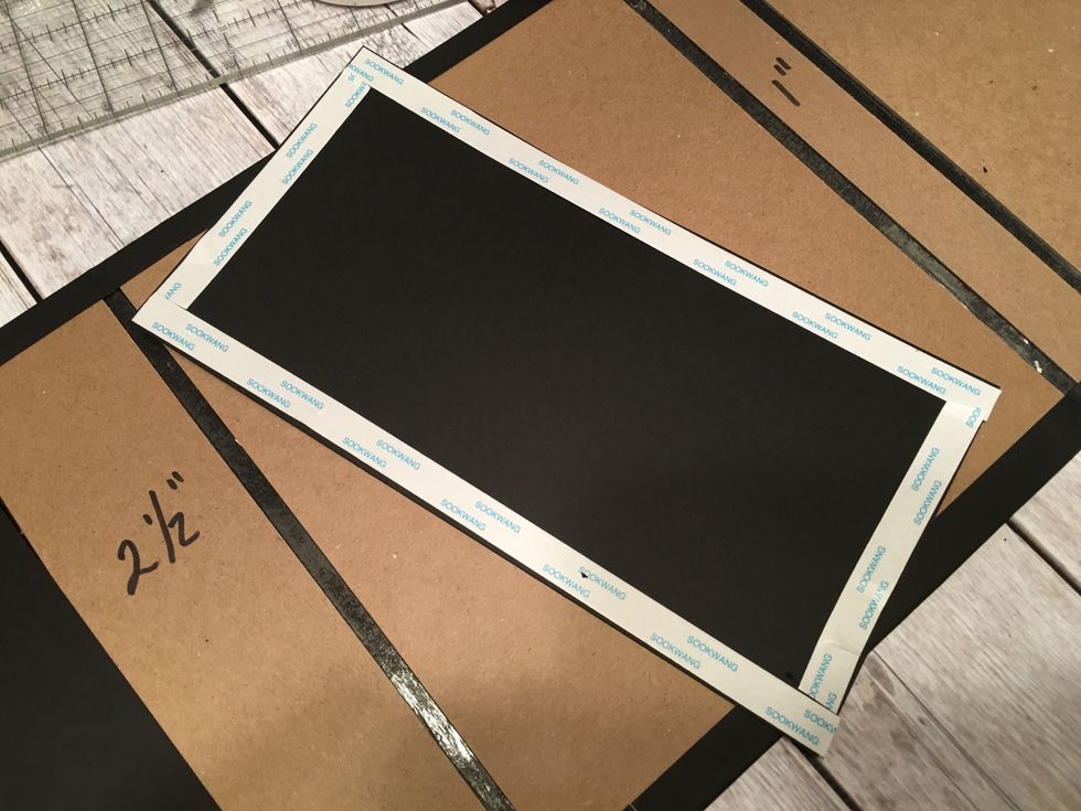 Use scor-tape around the perimeter and glue on the center to attach these to the inside.