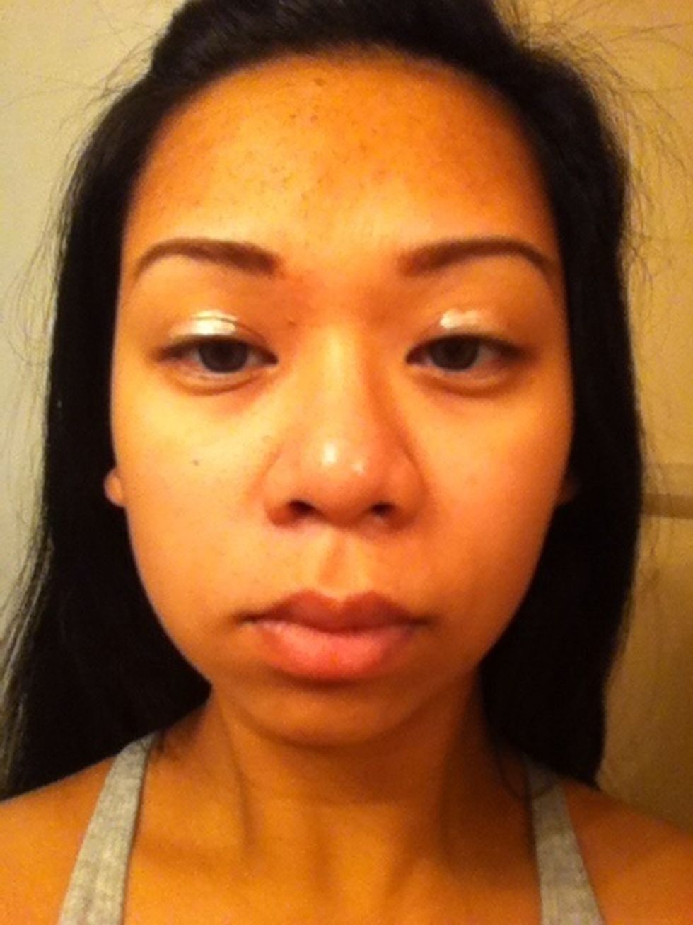 Use some UD eyeshadow primer to prevent your eyeliner from fading throughout the day.
