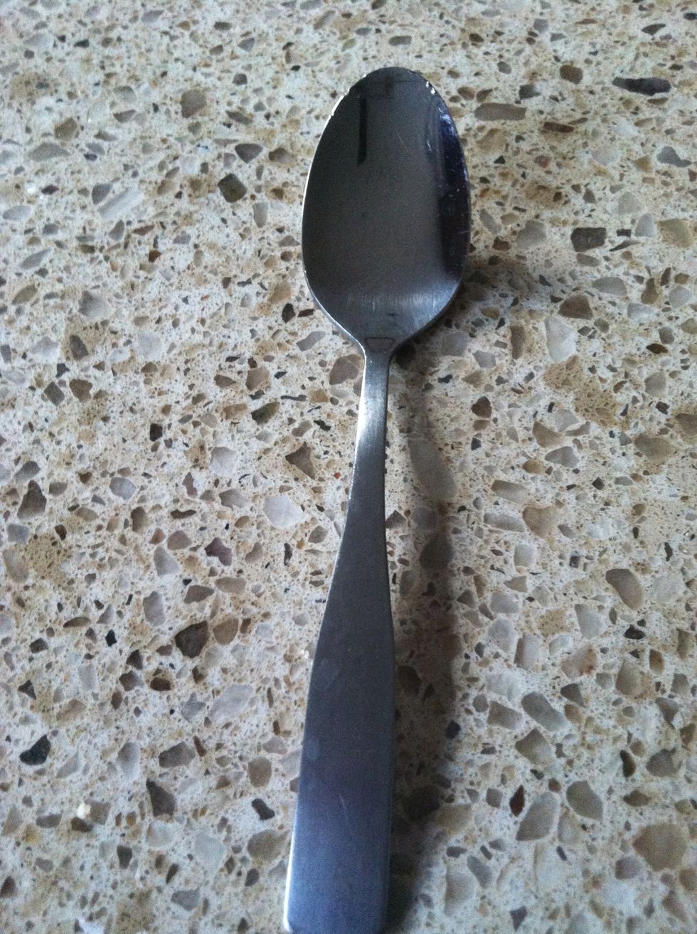 Use spoon or a pen or pencil to stir your combine ingredients.