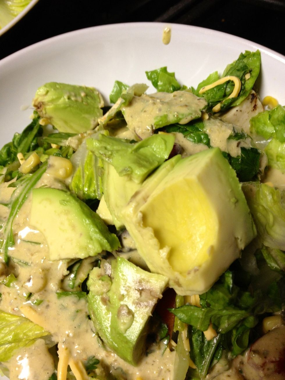 Use the avocado to garnish a salad or make guacamole. The possibilities are endless!