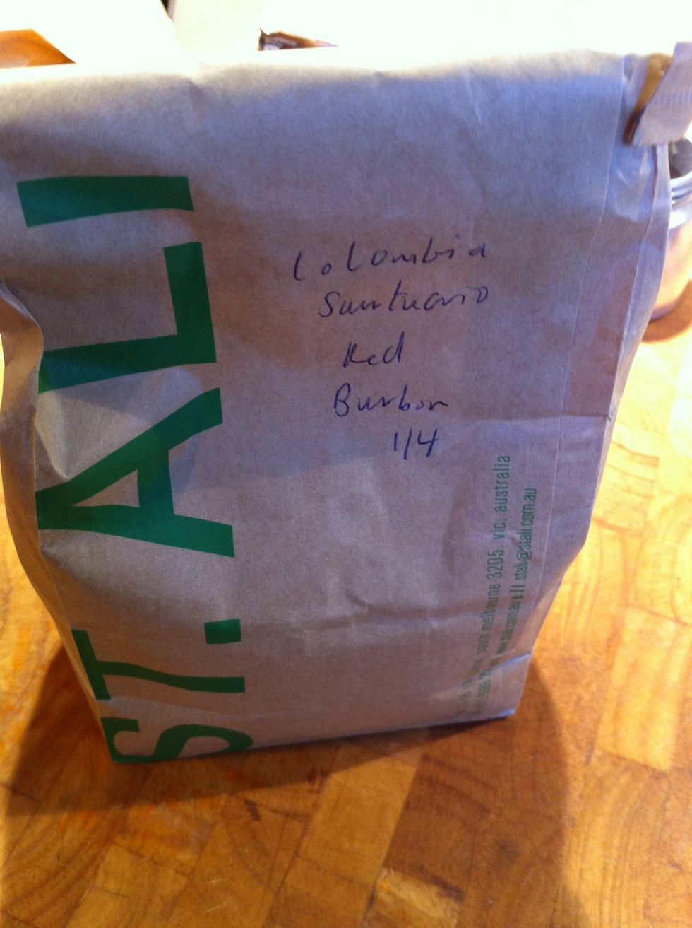 Use the best coffee you can afford. This is a Colombian single origin roasted down the road from me in South Melbourne.