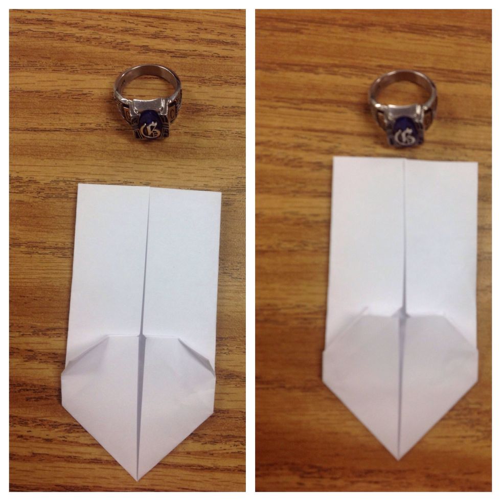 Use the creases made in Step 6 and proceed to make inside reverse folds.