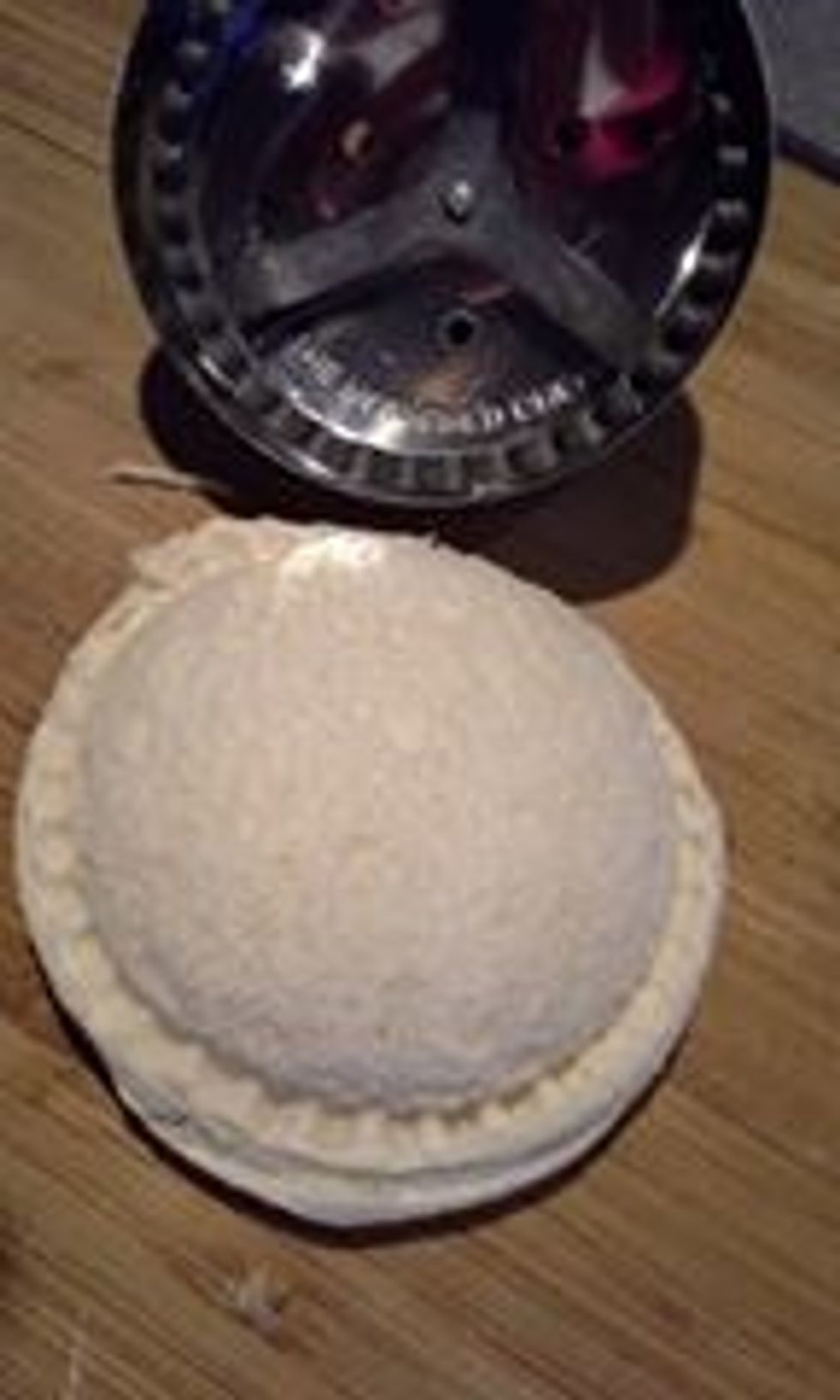 Use the cut and seal tool and seal each side of the pocket.