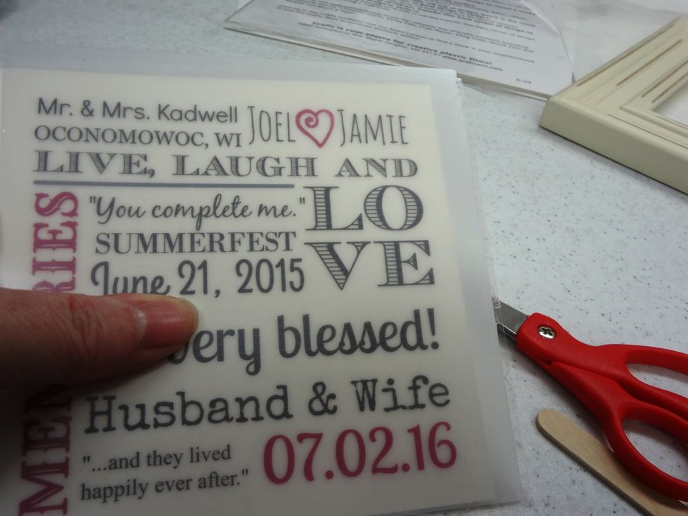 Use the directions from our DIY Wedding Date Frame to print and apply your completed Subway art. https://snapguide.com/guides/diy-a-custom-wedding-date-frame/