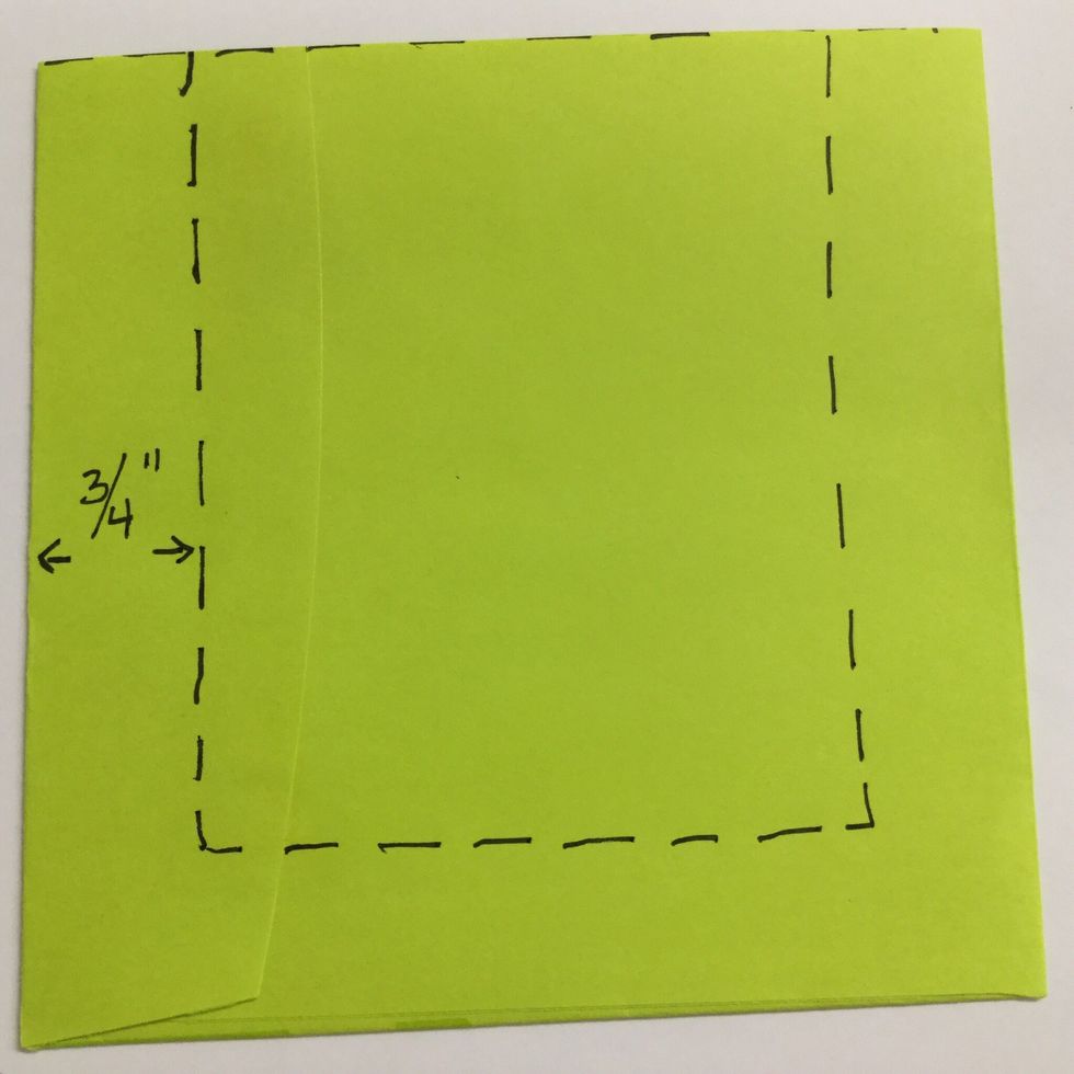 Use the envelope window template to trace a cutting line on the envelope.