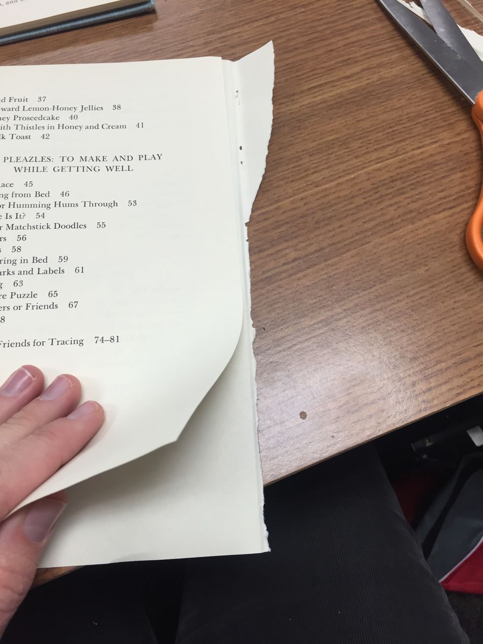 Use the first trimmed page as a template for each page. All pages need to be the same size.