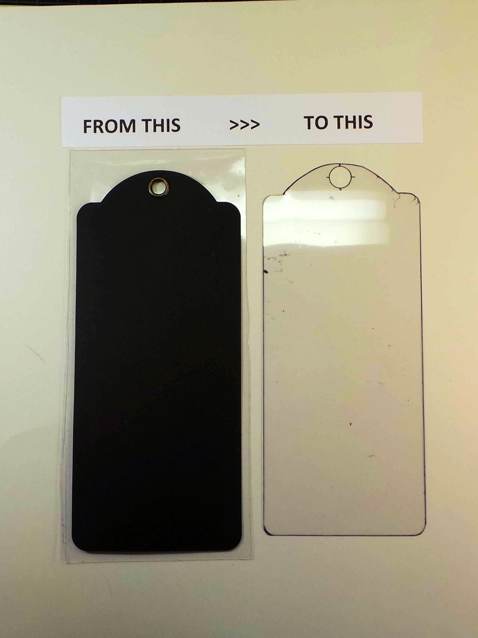 Use the Graphic 45 tag to make a template out of plastic or cardstock. Trim 1/16" from all edges. This will be used to cut the page backgrounds, sized to leave a 1/16" reveal around edges.