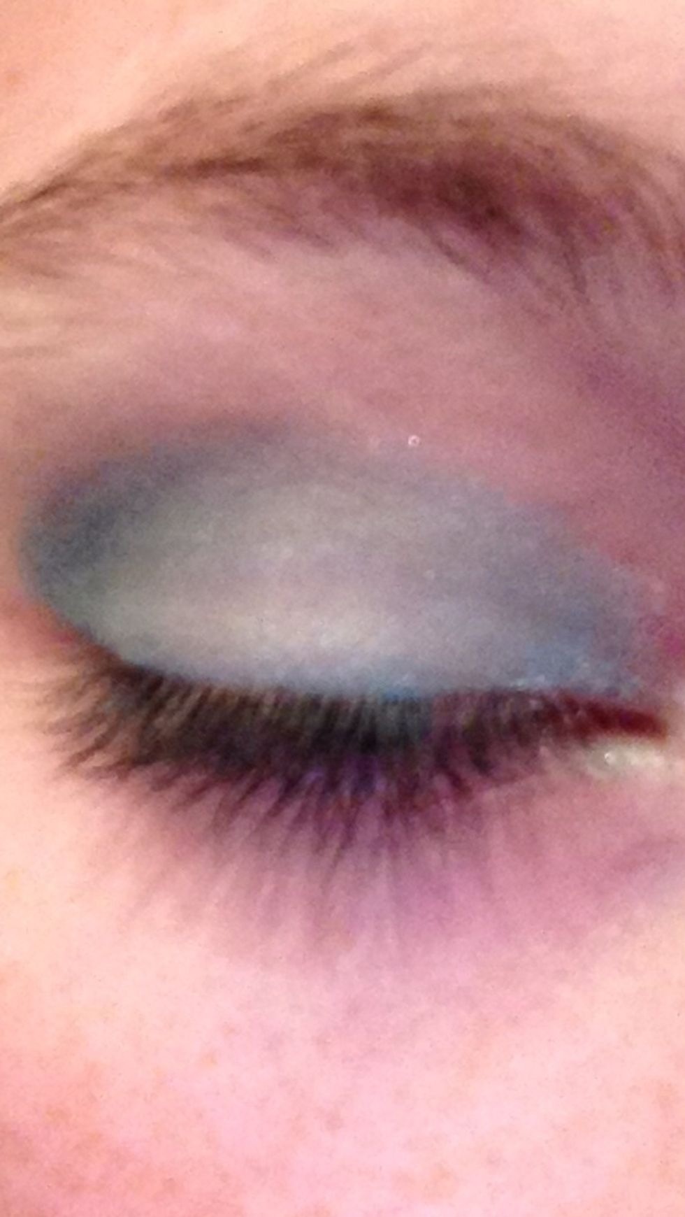 Use the lightest shade on the inner eyelid