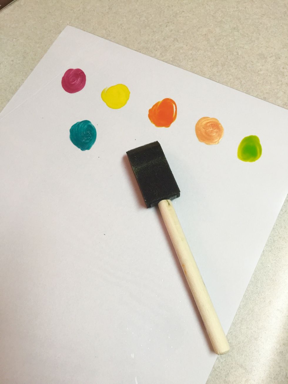 use the palettes for staging your ink. the white paper separators make your colors appear true and make them easy to see.