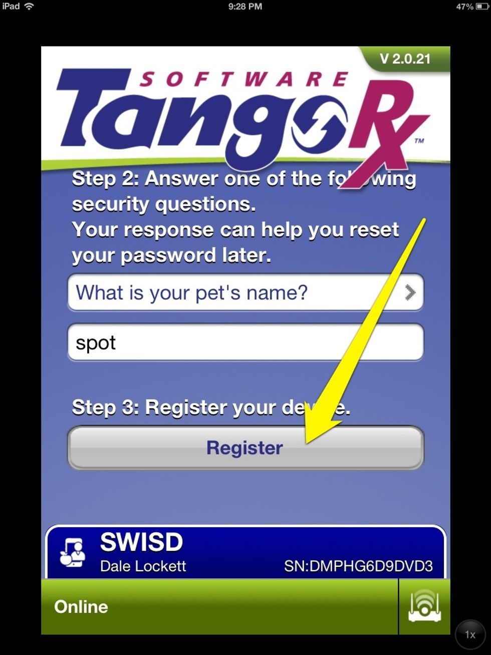 Use the pet name that your campus is using. You should be able to get that from your reading specialist