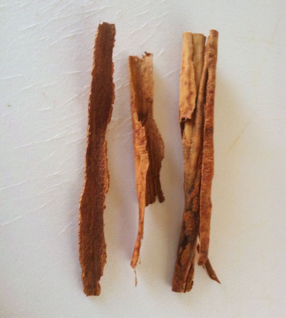 Use the softer canela instead of the hard, round stick cinnamon. Canela is available at many Hispanic markets