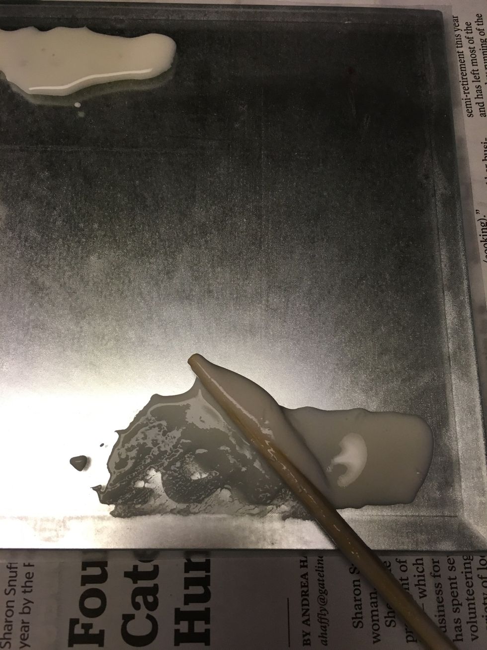Use the stick to remove the cream. Return to the jar if desired.