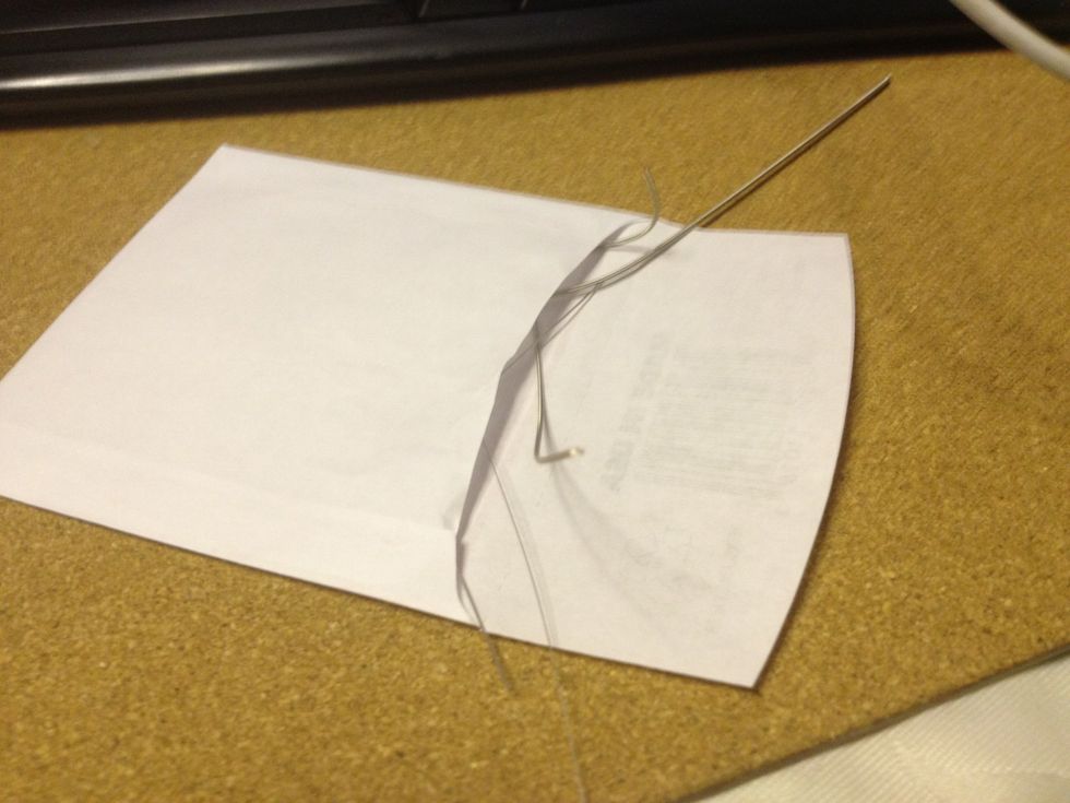 Use the string pouches to store the offcuts and then bin them, as they are VERY SHARP (if you haven't guessed already!)