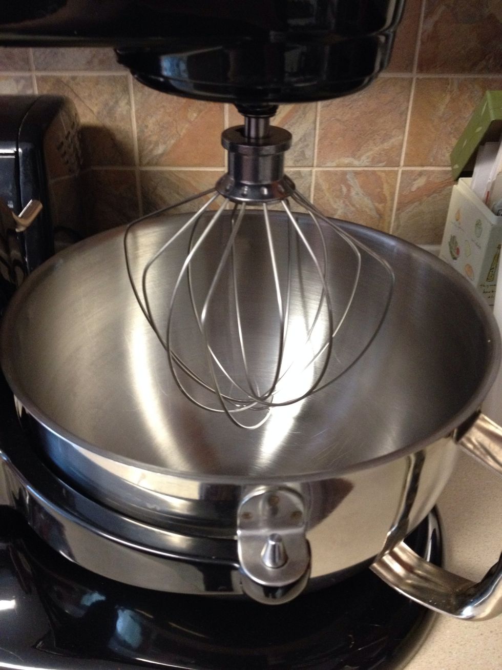 Use the whisk attachment