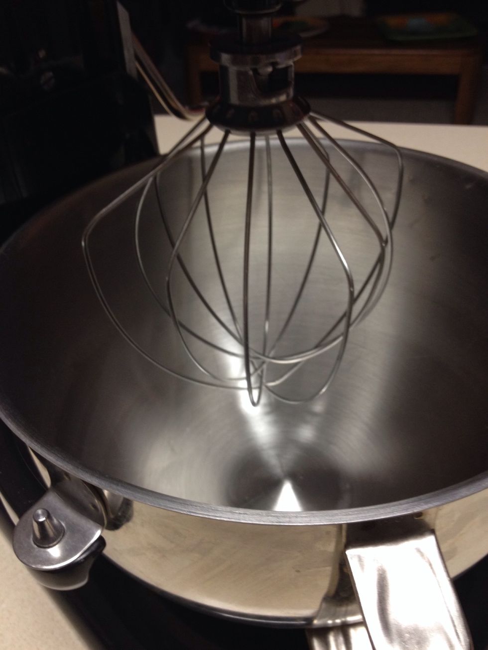 Use the whisk attachment