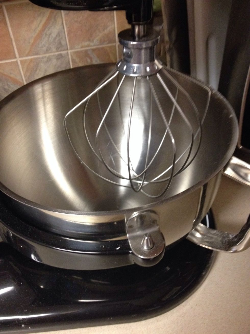 Use the whisk attachment