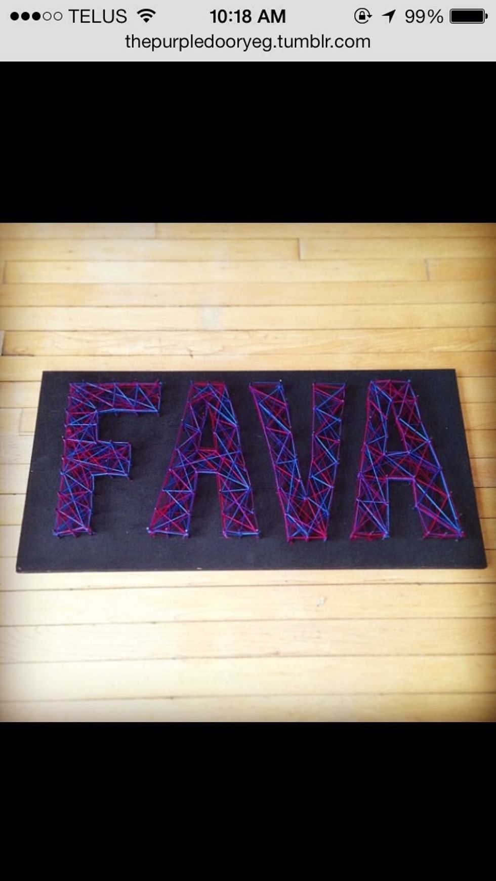 Use this idea for art pieces or even signs. This sign was made for a 3D themed party.